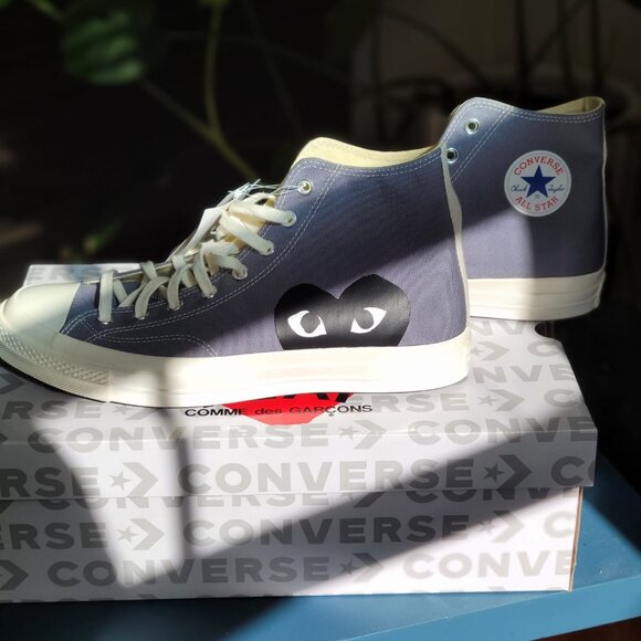 Converse Unisex Chuck Taylor High Top Converse Comme des Garçons (NEW w/tags) - Picture 4 of 8